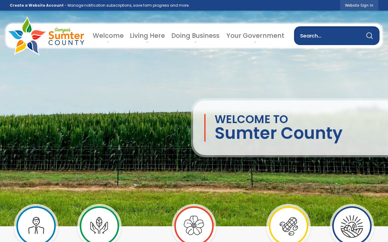 Official Sumter County government homepage
